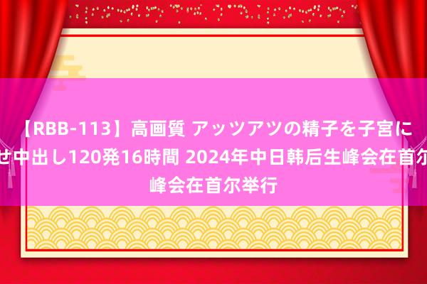 【RBB-113】高画質 アッツアツの精子を子宮に孕ませ中出し120発16時間 2024年中日韩后生峰会在首尔举行