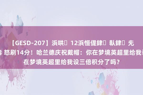 【GESD-207】浜哄12浜恒偍銉倝銉兂銉€銉笺儵銉炽儔 怒刷14分！哈兰德庆祝戴帽：你在梦境英超里给我设三倍积分了吗？