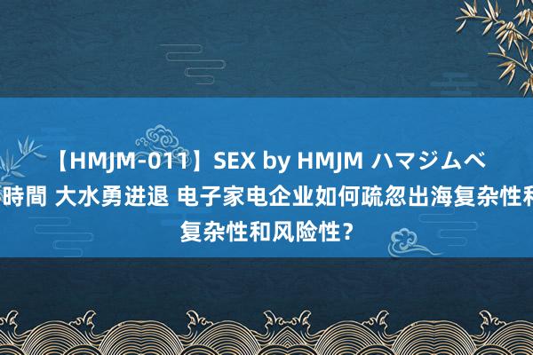 【HMJM-011】SEX by HMJM ハマジムベスト09 6時間 大水勇进退 电子家电企业如何疏忽出海复杂性和风险性？